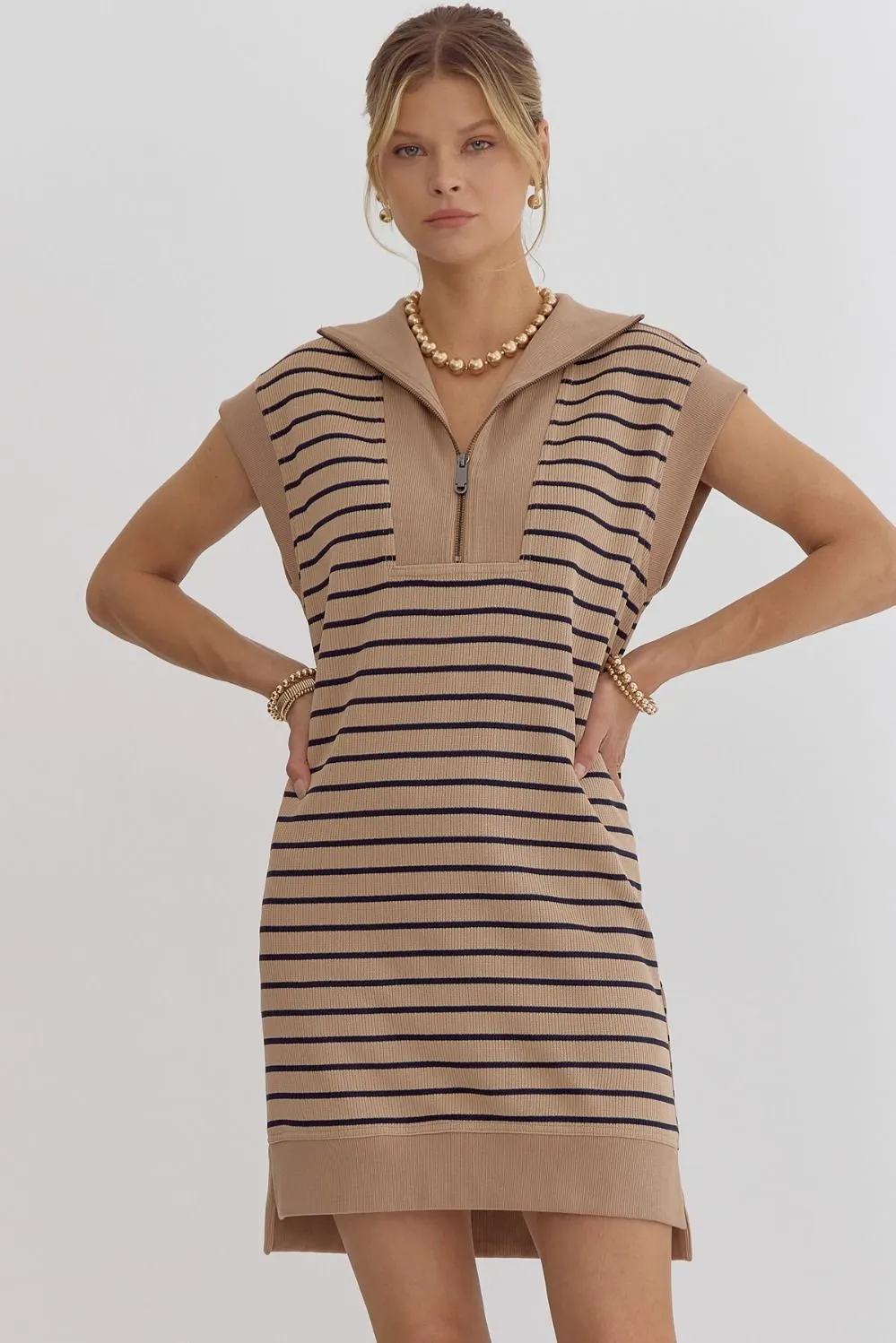 Stripe Mini Dress