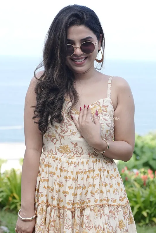 Sunshine Serenade Cotton Maxi Dress