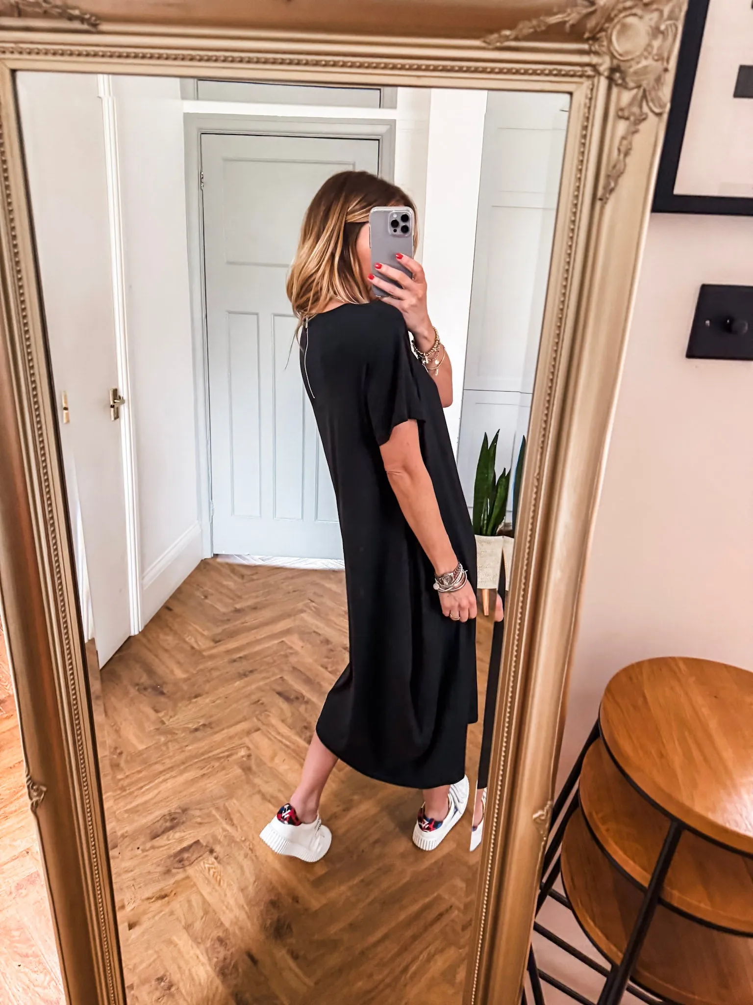 T-Shirt Zip Back Dress