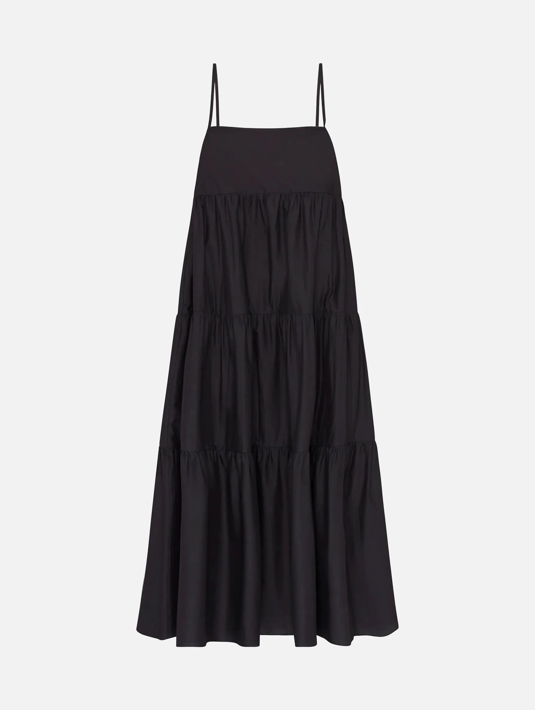 Tiered Sundress in Black